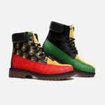 Unisex Rastafari Leather Lightweight boots