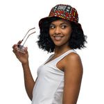 Dwennimmen/Angola Print Reversible bucket hat