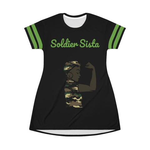 Soldier Sista T-Shirt Jersey Dress
