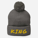 Pom-Pom King Beanie