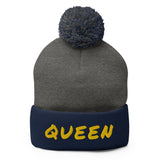 Pom-Pom Queen Beanie