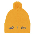 Pom-Pom Afr-I-Can Beanie