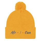 Pom-Pom Afr-I-Can Beanie