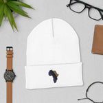 African Royalty Cuffed Beanie