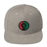 Black Fist Snapback Hat