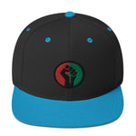 Black Fist Snapback Hat