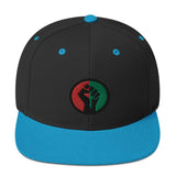 Black Fist Snapback Hat