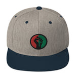 Black Fist Snapback Hat