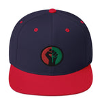 Black Fist Snapback Hat