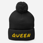 Pom-Pom Queen Beanie