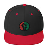 Black Fist Snapback Hat