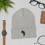 African Royalty Cuffed Beanie