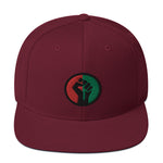 Black Fist Snapback Hat