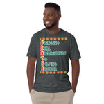 The brother shirt, is a stylish and vibrant garment that showcases the word brotha as an acronym. Typically made from cotton or a cotton-blend fabric, these shirts feature bold, colorful adinkra symbol Nkonsonkonson that represents unity.