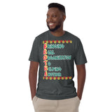 The brother shirt, is a stylish and vibrant garment that showcases the word brotha as an acronym. Typically made from cotton or a cotton-blend fabric, these shirts feature bold, colorful adinkra symbol Nkonsonkonson that represents unity.