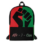 Afr-I-Can Black Fist Backpack