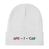 Afr-I-Can Embroidered Beanie